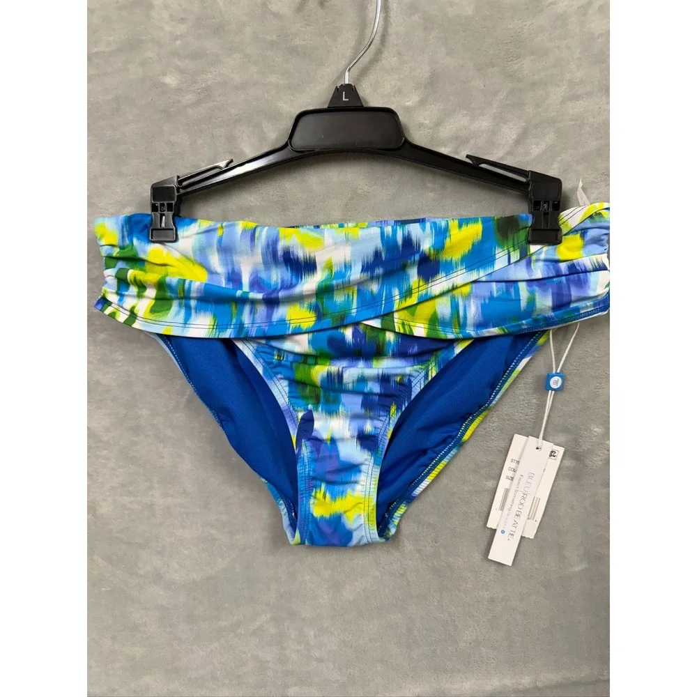 Bleu by Rod Beattie Life's A Beach Tankini Top & Sarong Hipster Bikini Bottoms 8